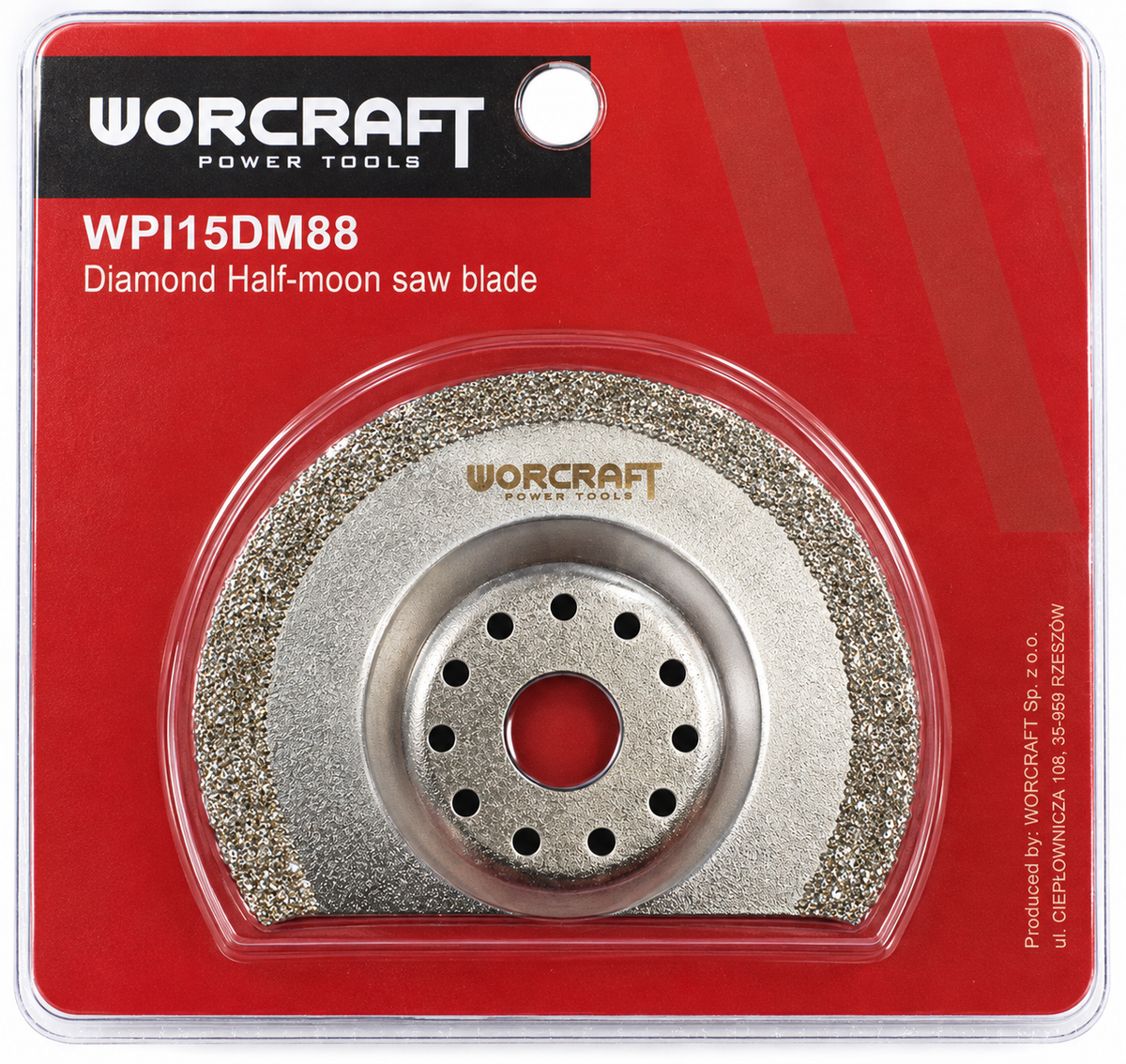 Worcraft diamond half moon saw blade