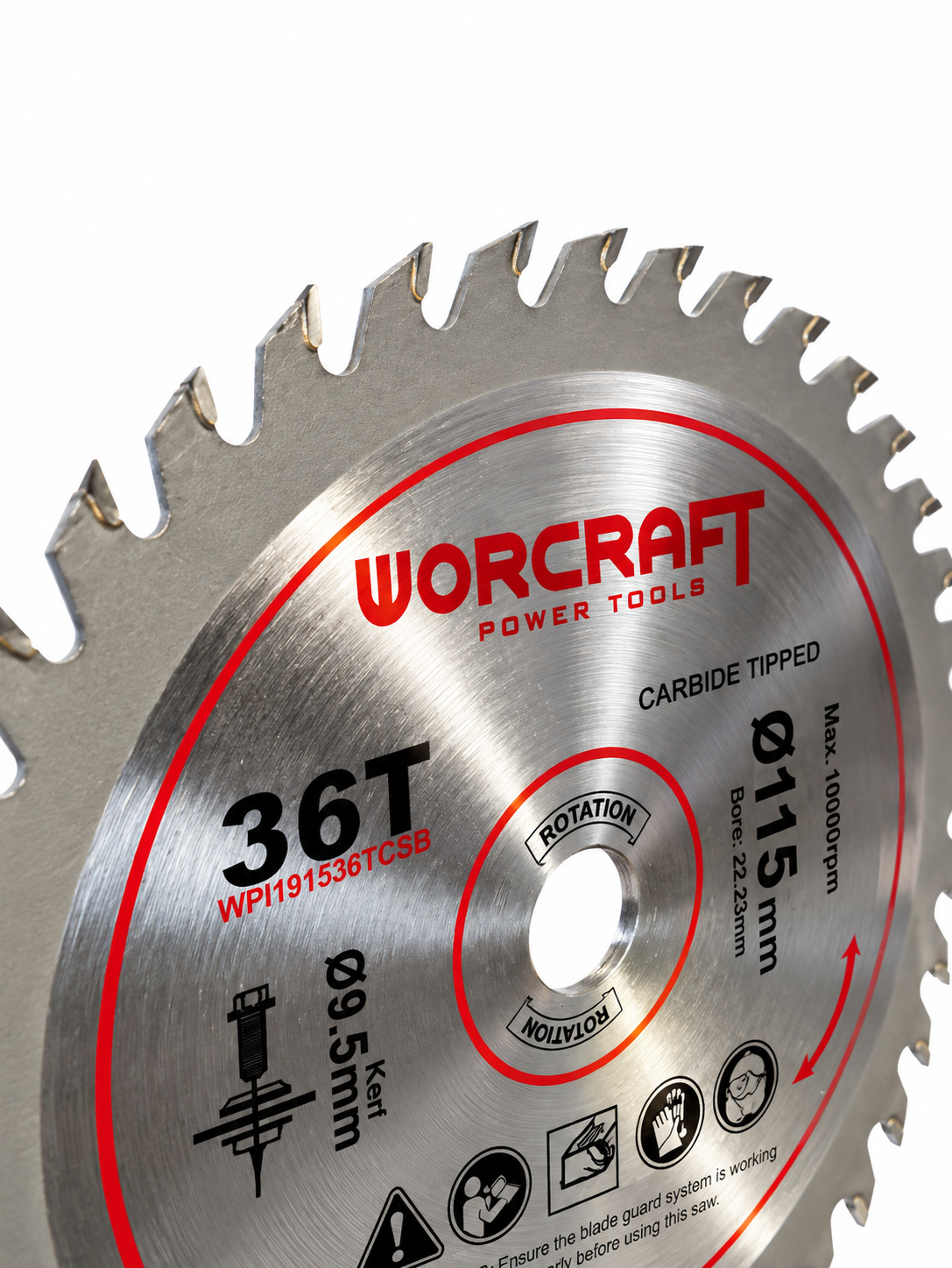 Worcraft 36T 4.5" circular saw blade