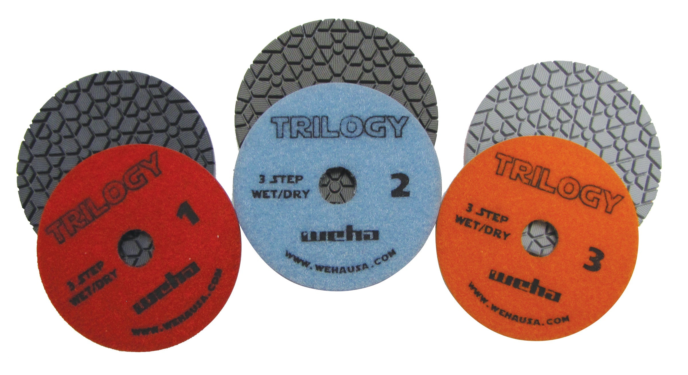 Weha Trilogy 3 Step Polishing Pads | Detail View | ceramic | Pro Tool Haus