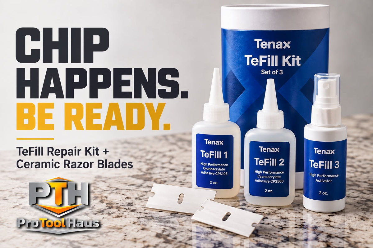 Chip Repair Bundle – TENAX TeFill Kit + Ceramic Blades