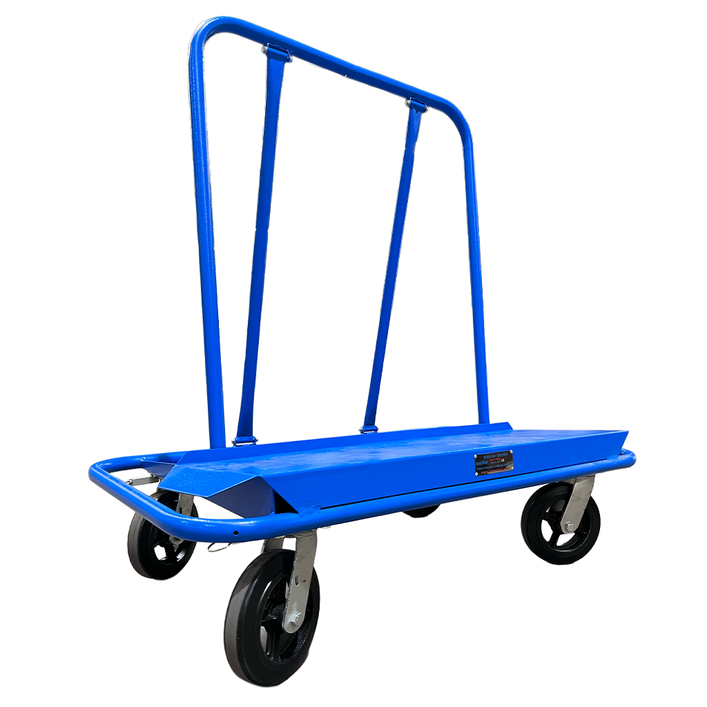 Weha Blue Broken Down Granite Shop Cart "Drywall Cart" 2000 lb Capacity | drywall cart | Pro Tool Haus