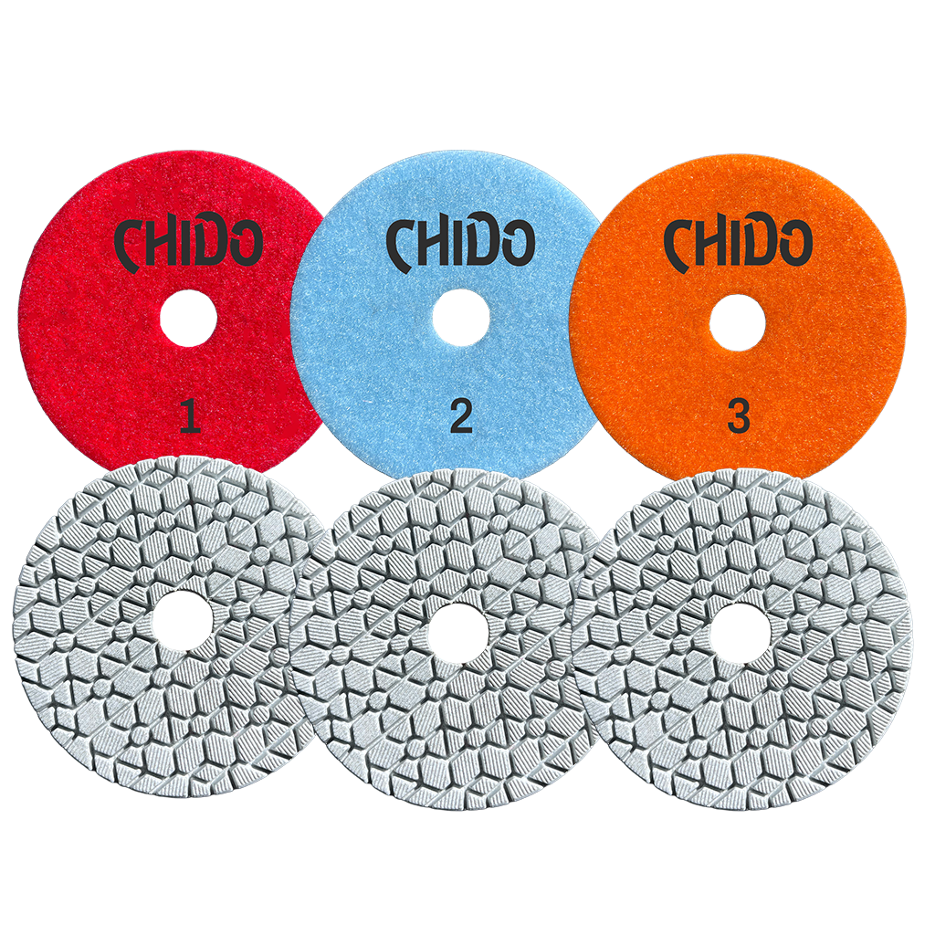 Tenax USA Chido 4" 3 Step Polishing Pads | ceramic | Pro Tool Haus