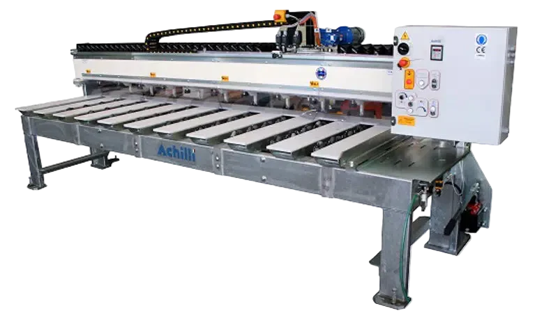 CNC machine with 'Achill' branding on a white background