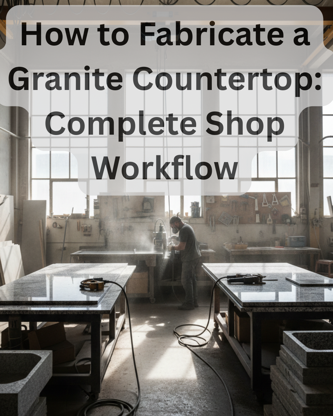 How to Fabricate a Granite Countertop: Complete Shop Workflow