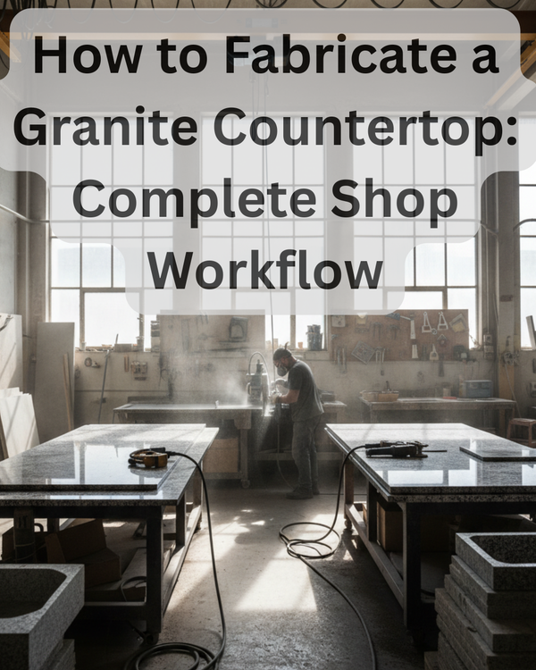 How to Fabricate a Granite Countertop: Complete Shop Workflow