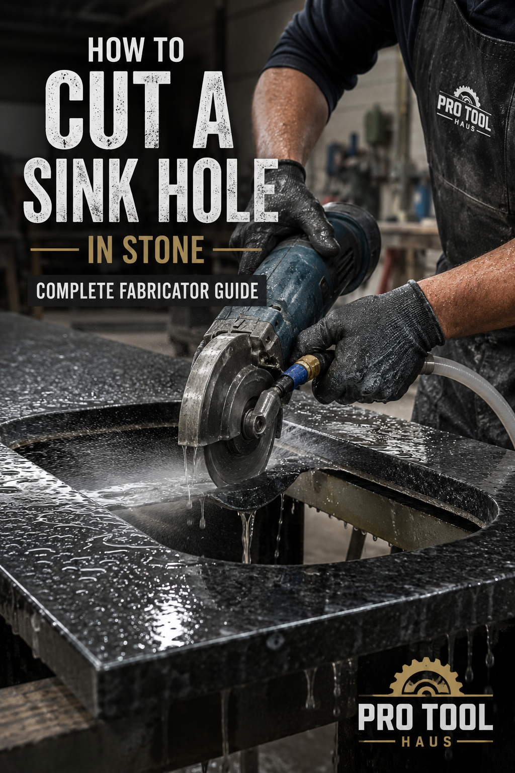 How to cut a sink hole tutorial