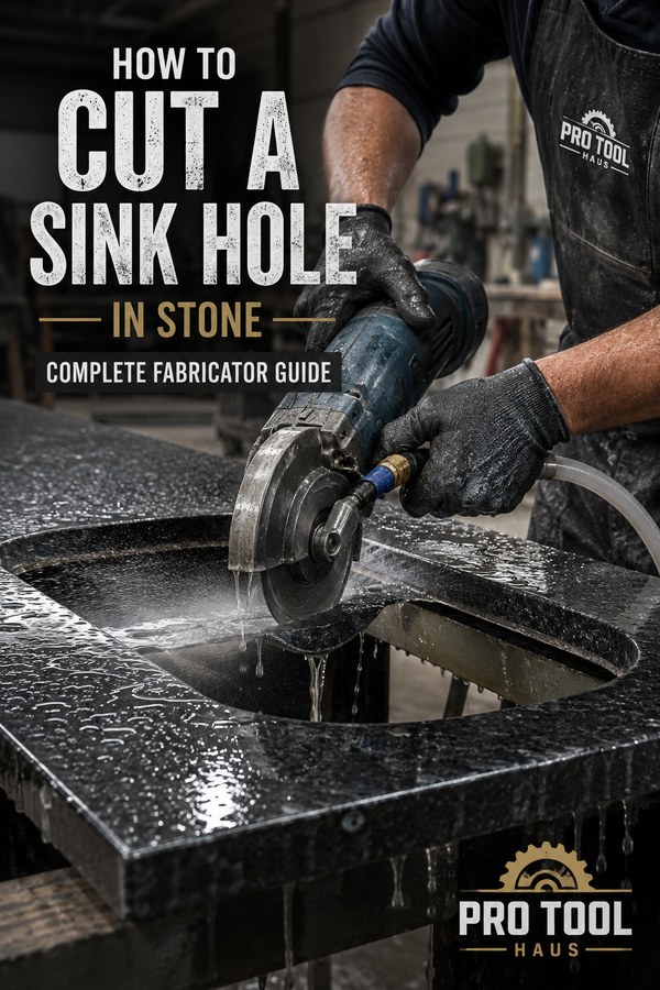 How to cut a sink hole tutorial