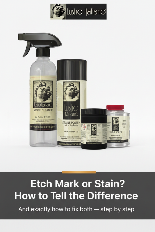 Etch Mark or Stain? How to Tell The Difference