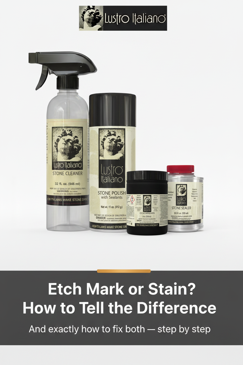 Etch Mark or Stain? How to Tell The Difference