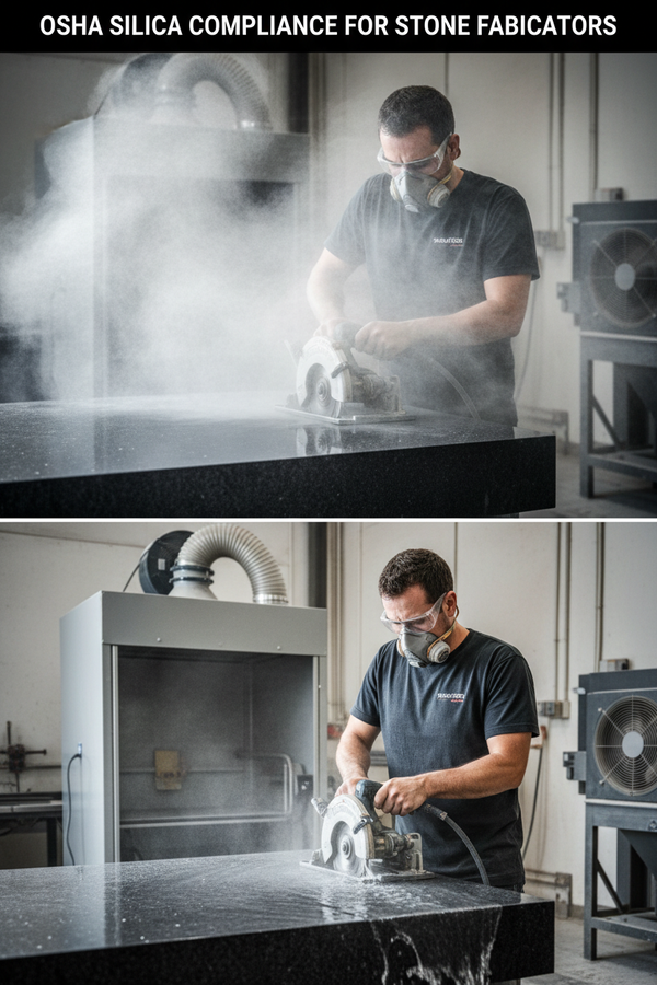 OSHA Silica Dust Compliance for Stone Fabricators: What You Need to Know