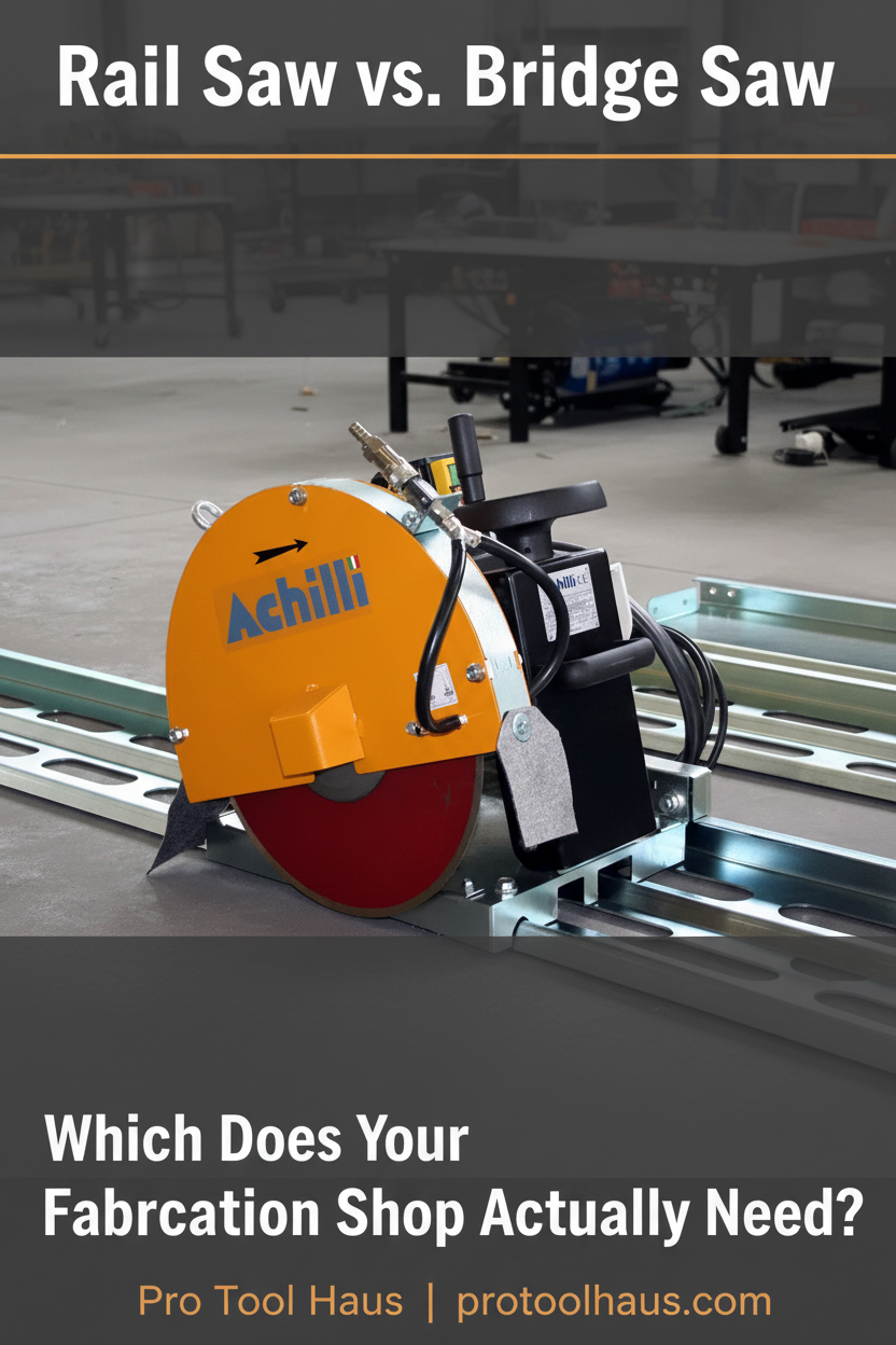 Rail Saw vs. Bridge Saw: Which Do Stone Fabricators Actually Need?