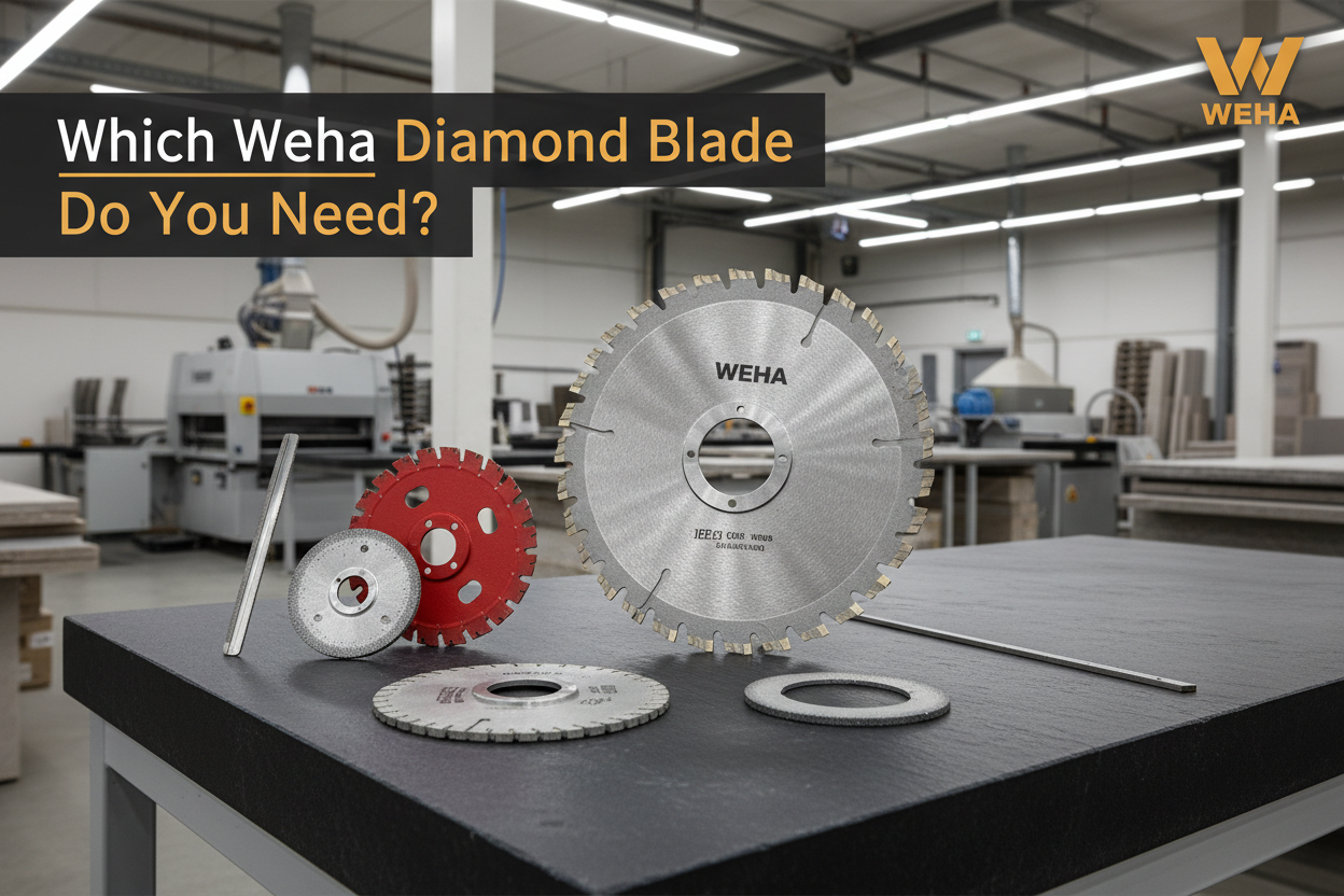 Which Weha Diamond Blade Do You Need? Ceramica, Red Cat, WX2, Duo, Contour & Rodding Blades Compared
