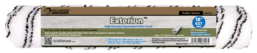 ROLLINGDOG USA High Density Polyamide Roller Covers - (Multiple Size & Nap Options) | Application View | Pro Tool Haus