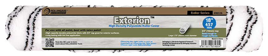 ROLLINGDOG USA High Density Polyamide Roller Covers - (Multiple Size & Nap Options) | Specification View | Pro Tool Haus