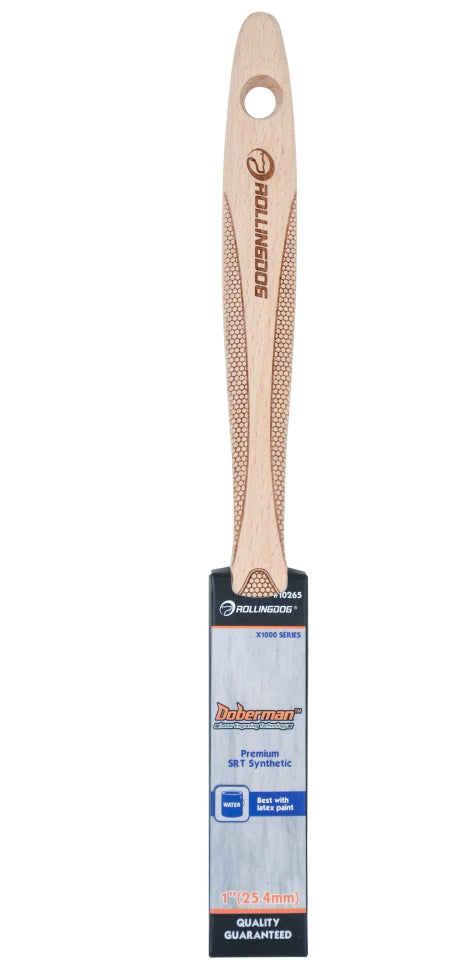 10265-1 inch DOBERMAN Paint Brush with Laser Engraved Beechwood Handle – X1000 Series
