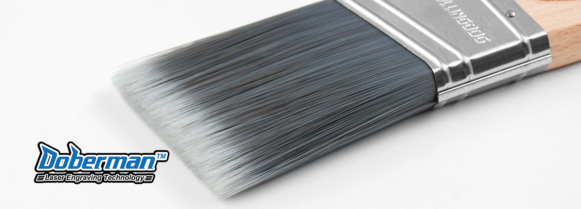 ROLLINGDOG USA DOBERMAN™ XP1000 Stiff Filament Angular Paint Brushes  | Crisp Cutting-In (Multiple Sizes) | View 12 | Pro ...