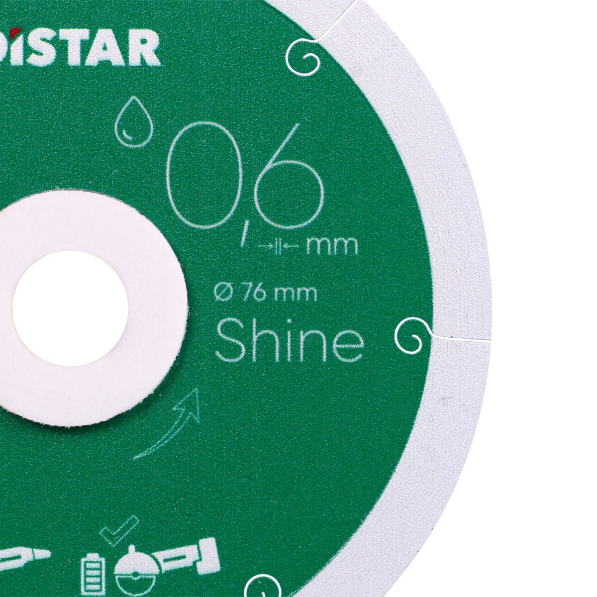 DISTAR Shine 3", 4" & 5" | Ultra-Thin Diamond Blade for Porcelain Tile