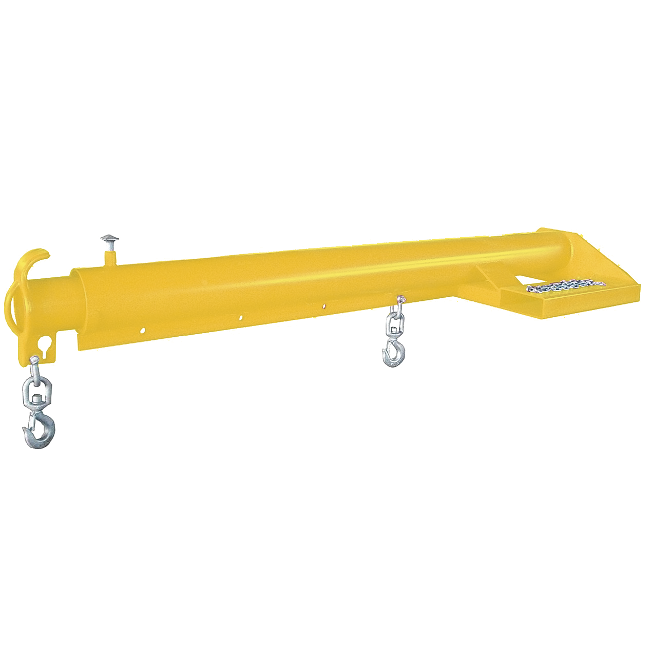 Weha Yellow Telescopic Forklift Boom | bundle handling | Pro Tool Haus