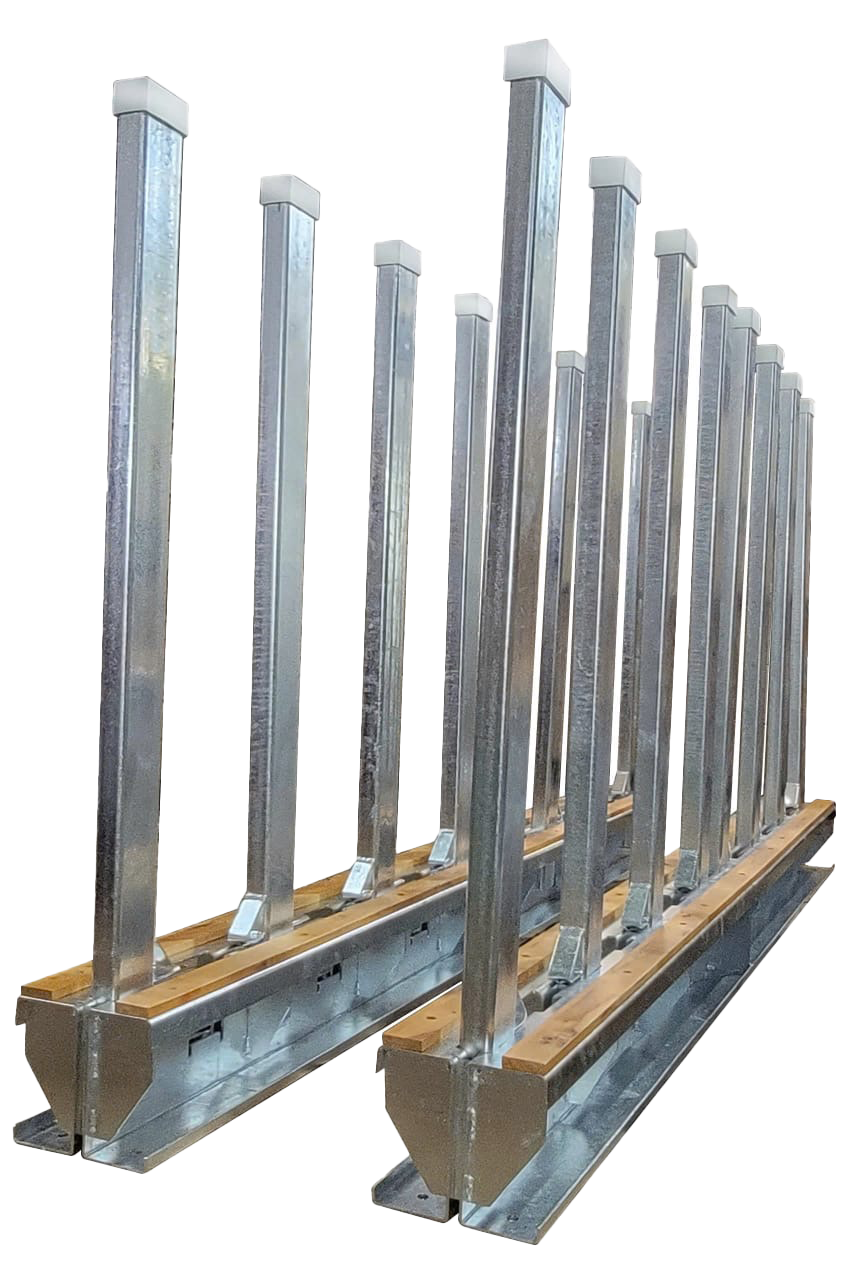 Weha 12 Ton 10' Slab Rack with 16 Galvanized Poles | bundle rack | Pro Tool Haus