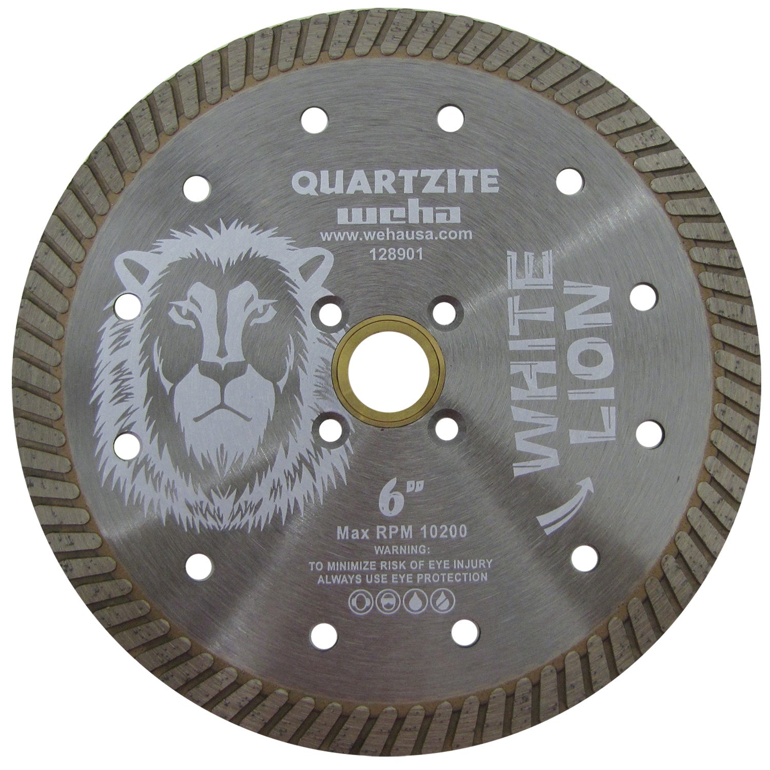 Weha White Lion Quartzite Turbo Blade | Feature Detail | angle grinder | Pro Tool Haus