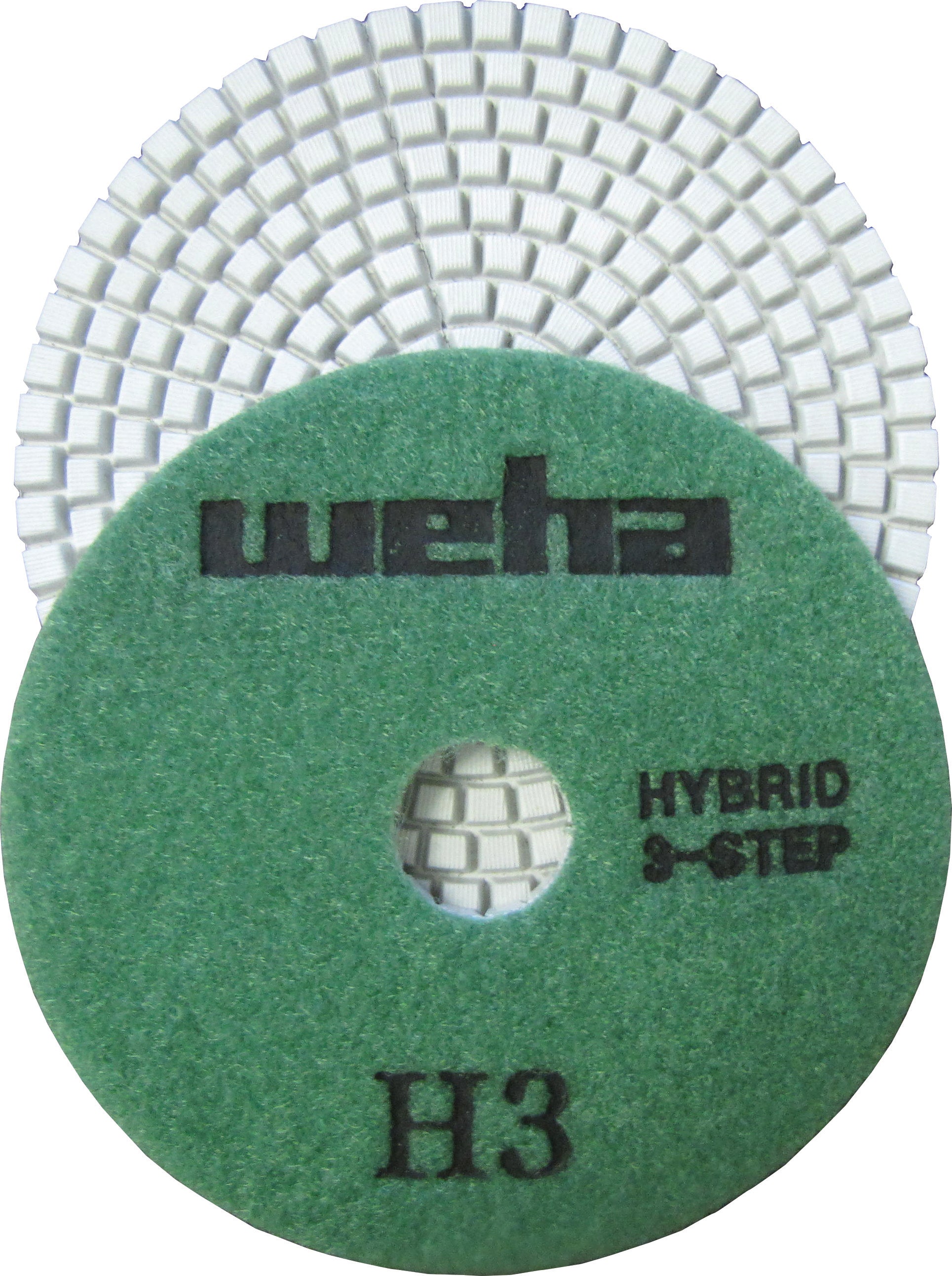 Weha 3 Step Hybrid Diamond Polishing Pads | Application View | ceramic | Pro Tool Haus