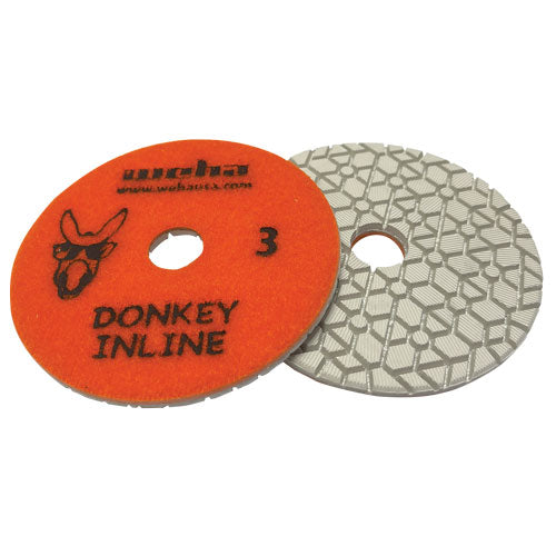Weha Donkey 3-Step Inline Polishing Pads | Specification View | auto edge polisher | Pro Tool Haus
