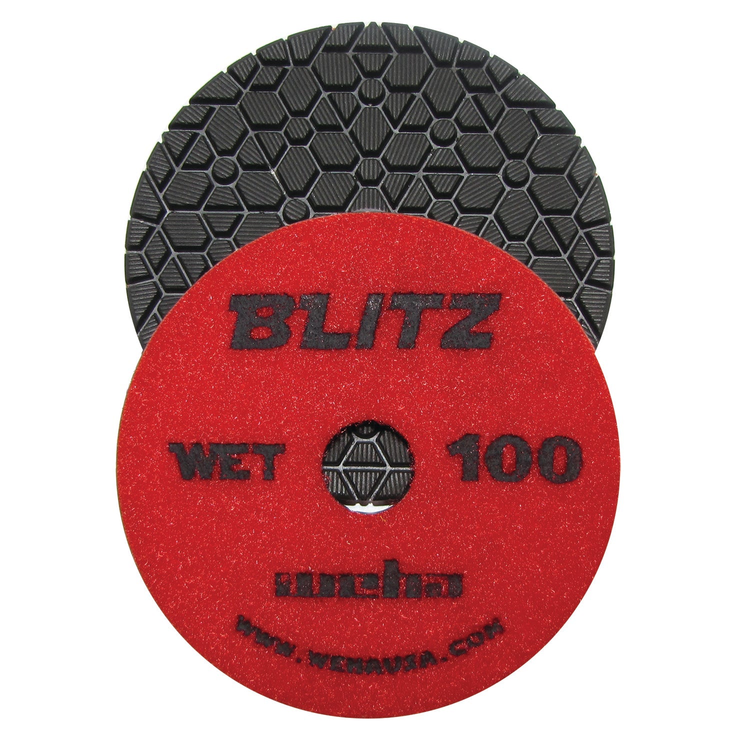 Weha 4" BLITZ 7 Step Diamond Polishing Pads | Application View | 7 step diamond pads | Pro Tool Haus
