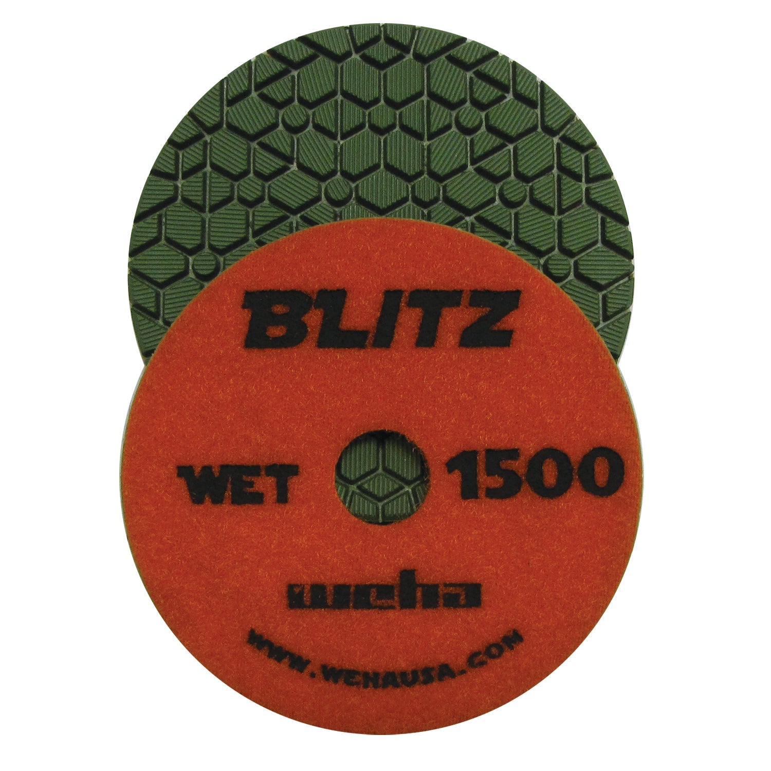 Weha 4" BLITZ 7 Step Diamond Polishing Pads | Package View | 7 step diamond pads | Pro Tool Haus