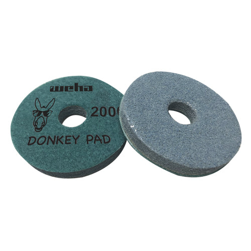 Weha Donkey Face Polish & Inline Polishing Pads | In-Use View | auto edge polisher | Pro Tool Haus
