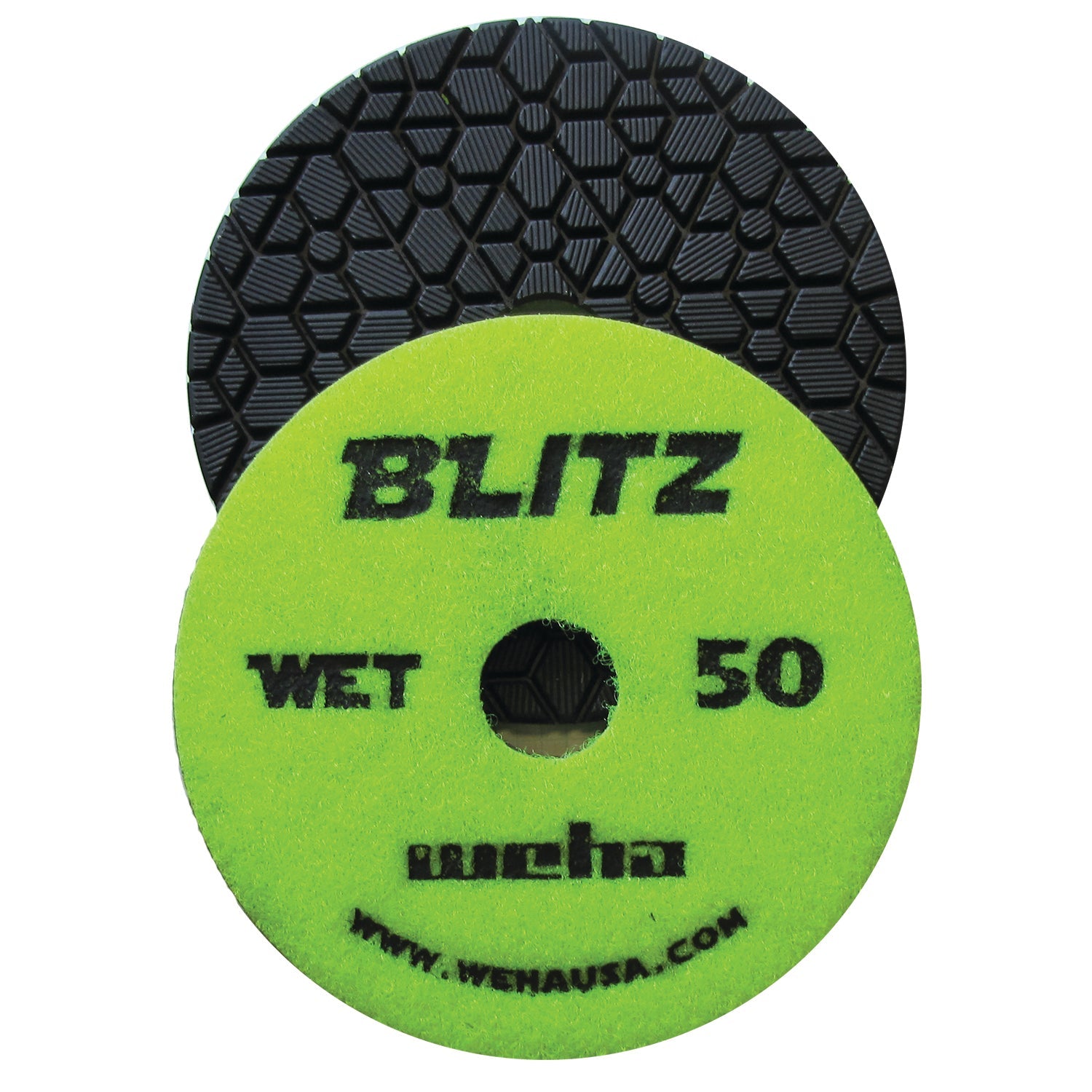 Weha 4" BLITZ 7 Step Diamond Polishing Pads | Feature Detail | 7 step diamond pads | Pro Tool Haus