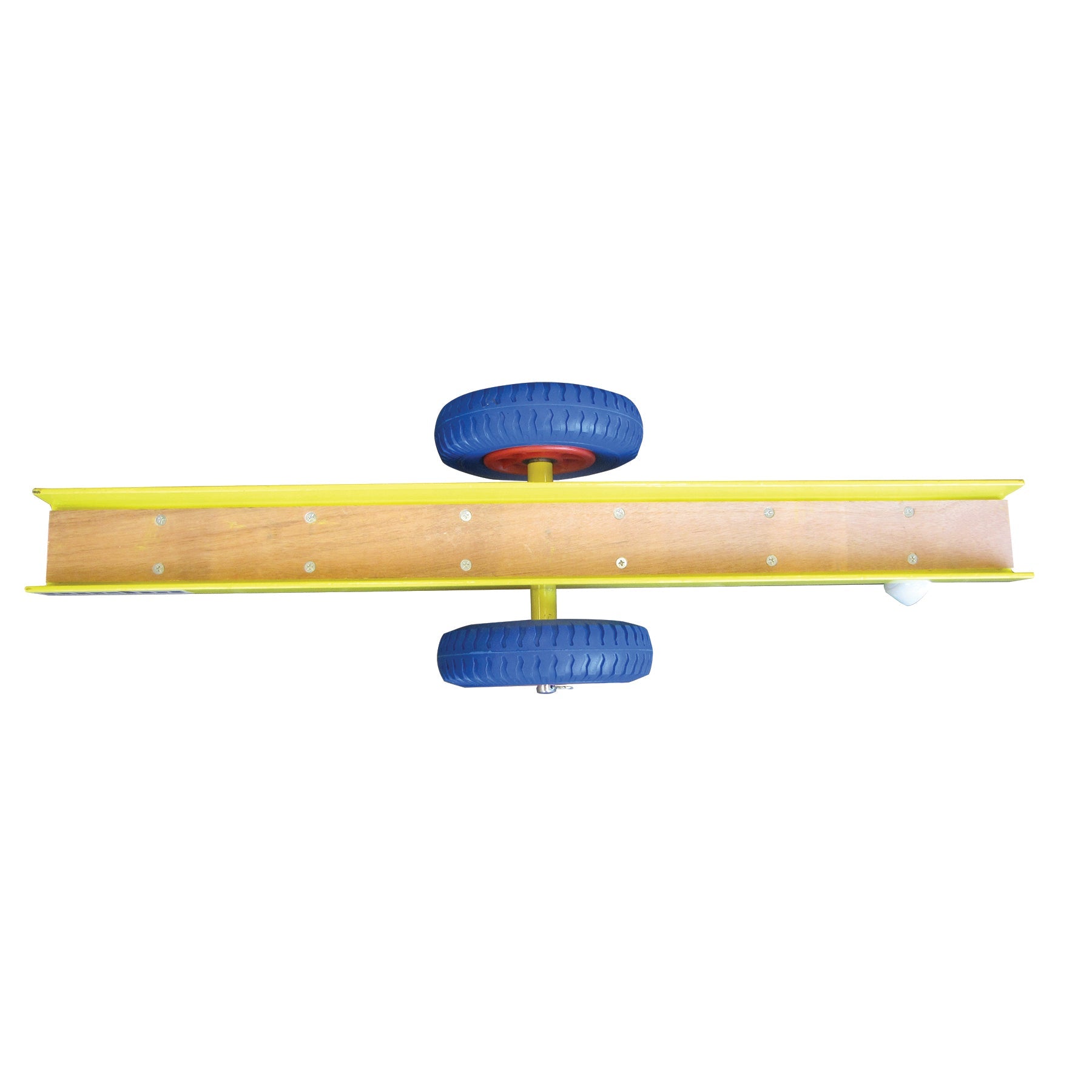 Weha 8" Safety Yellow Slab Dolly with 4 Wheels | Feature Detail | drywall | Pro Tool Haus