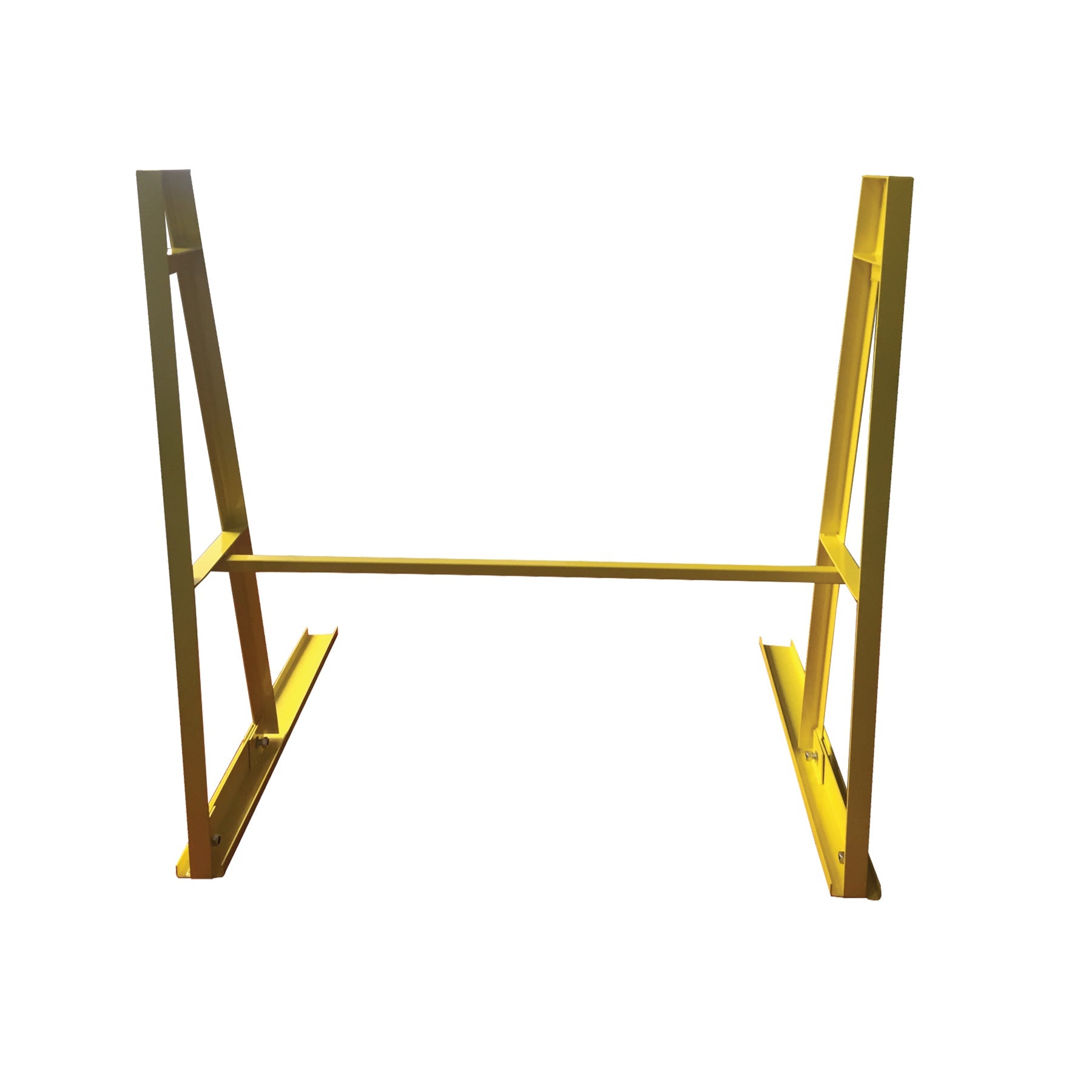 Weha Single Sided A-Frame Storage Rack with Cross Bar  Safety Yellow | Application View | a frame | Pro Tool Haus
