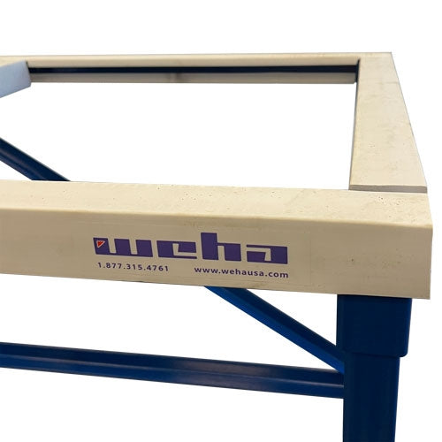 Weha 27" Work Table with White Locking Rubber | Specification View | fabrication table | Pro Tool Haus