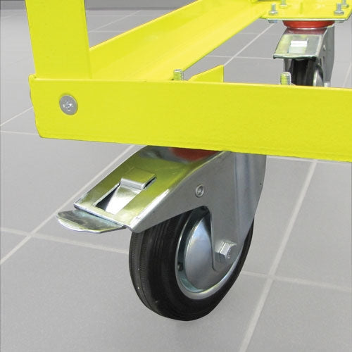 Weha 27" Wood Insert Stone Fabrication Work Table | In-Use View | fabrication table | Pro Tool Haus