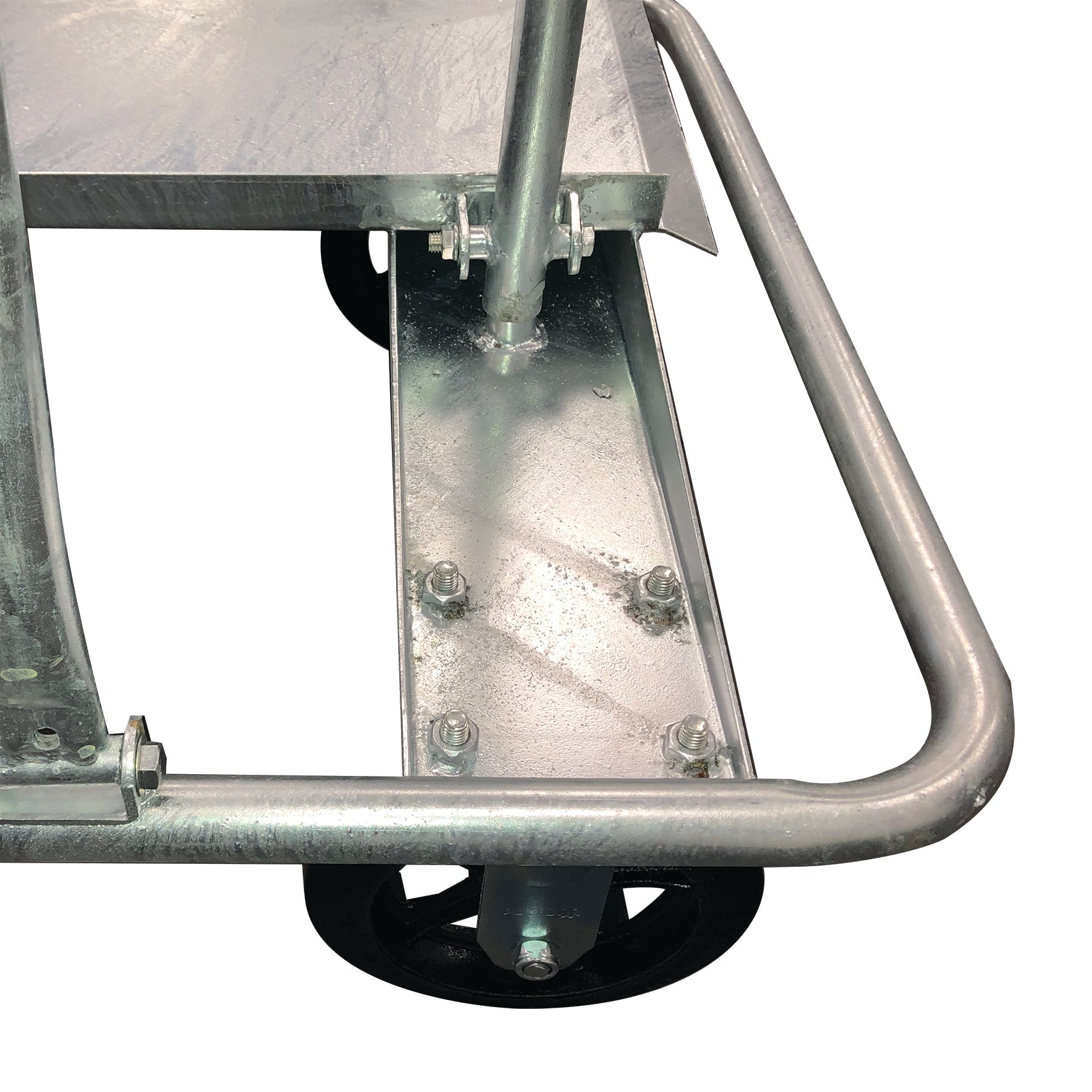 Weha Galvanized Granite Broken Down Shop Cart "Drywall Cart"  2000 lb Capacity | Application View | drywall cart | Pro Too...
