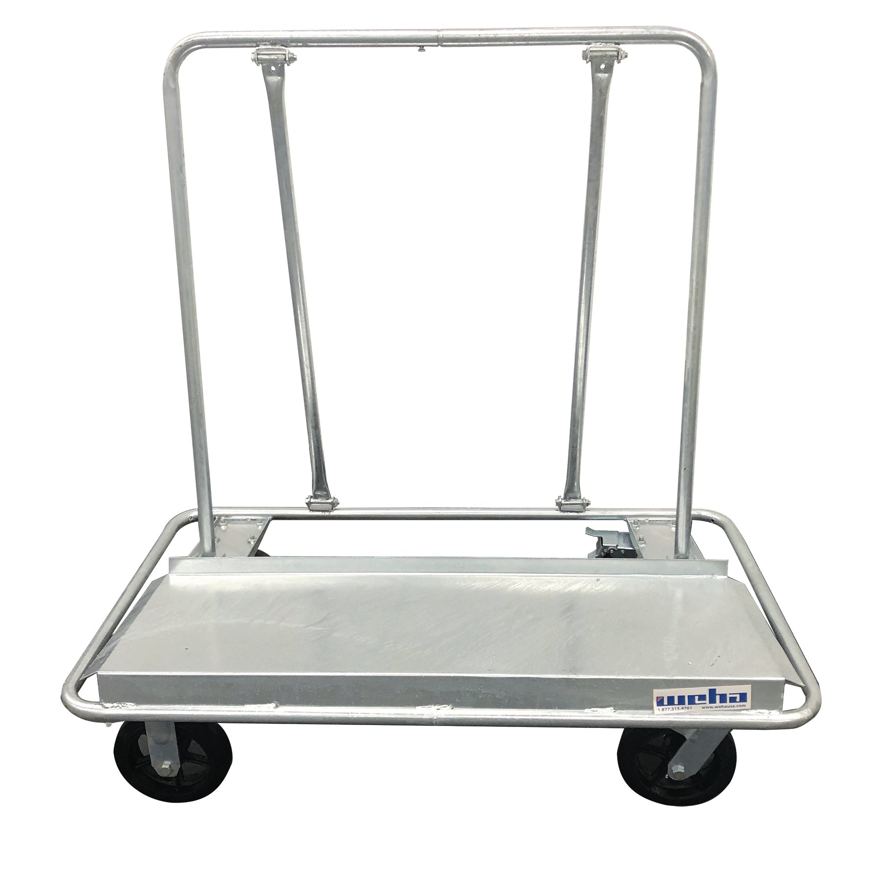 Weha Galvanized Granite Broken Down Shop Cart "Drywall Cart"  2000 lb Capacity | drywall cart | Pro Tool Haus