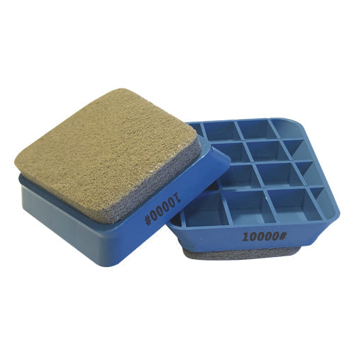 Weha Donkey FF Quartz Face Diamond Polishing Pads | In-Use View | auto edge polisher | Pro Tool Haus