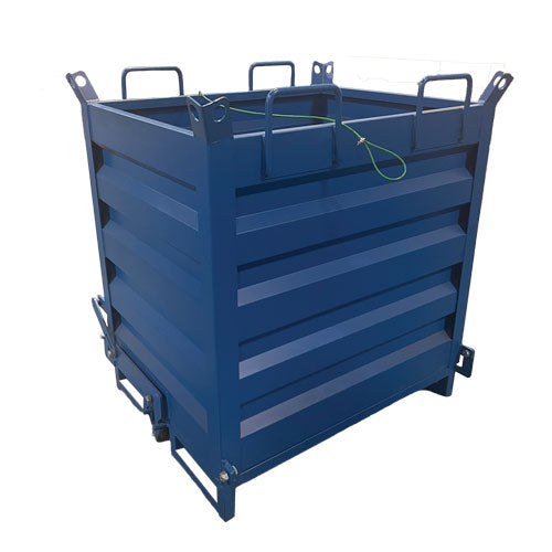 Weha Blue Waste Container 1 Ton Capacity | dumpster | Pro Tool Haus