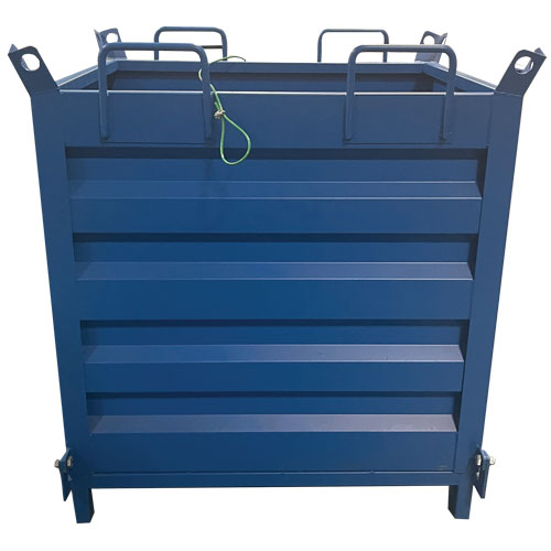 Weha Blue Waste Container 1 Ton Capacity | Feature Detail | dumpster | Pro Tool Haus