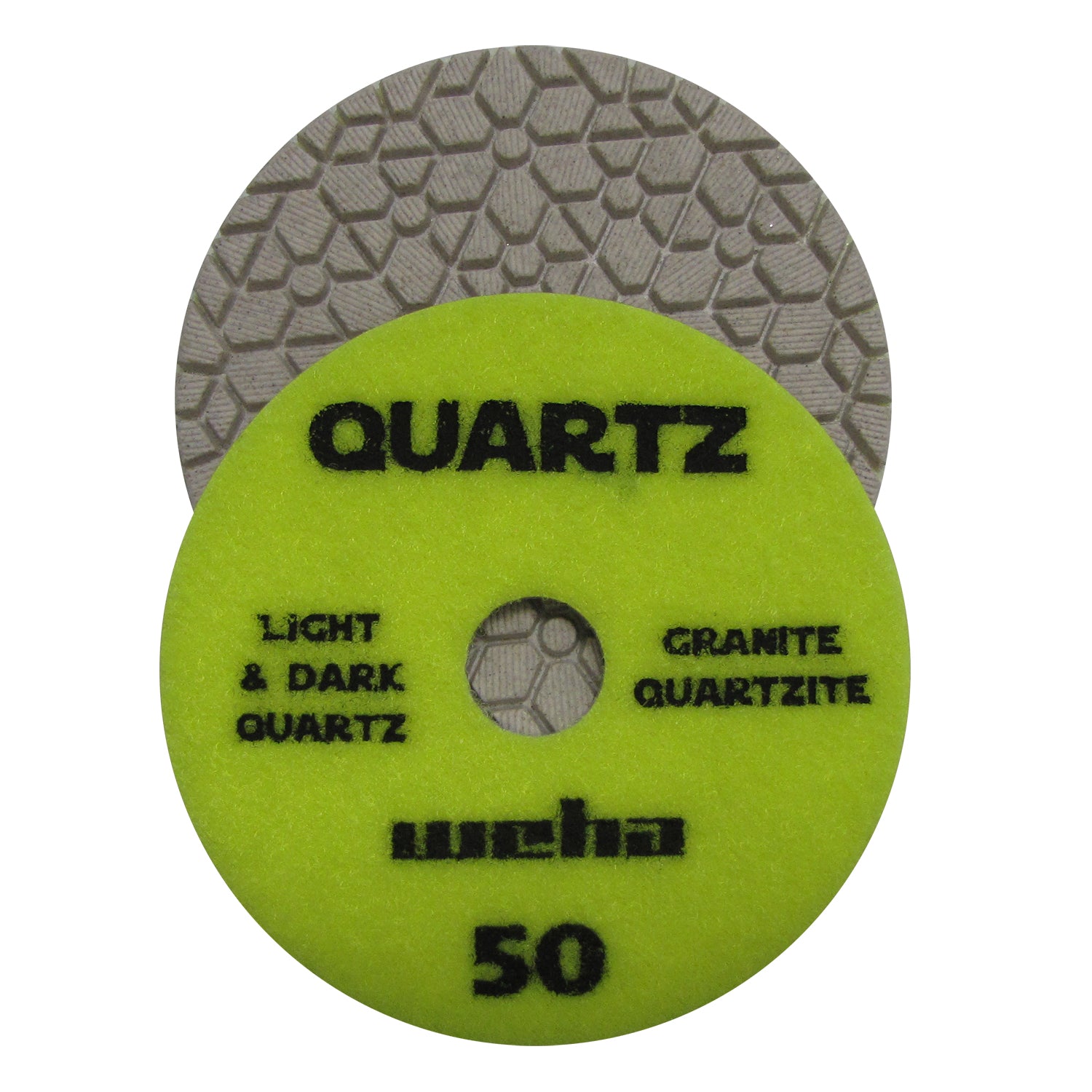 Weha 4" 7 Step Quartz Diamond Polishing Pads | Feature Detail | ceramic | Pro Tool Haus