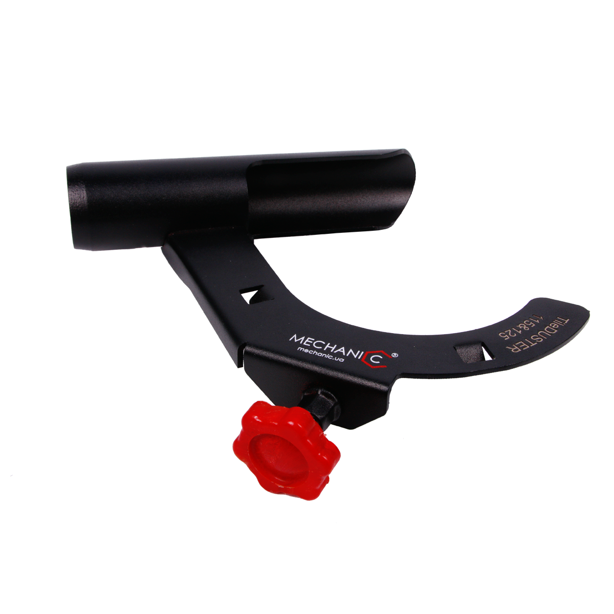 TileDUSTER grinding guard mounted on 5-inch angle grinder