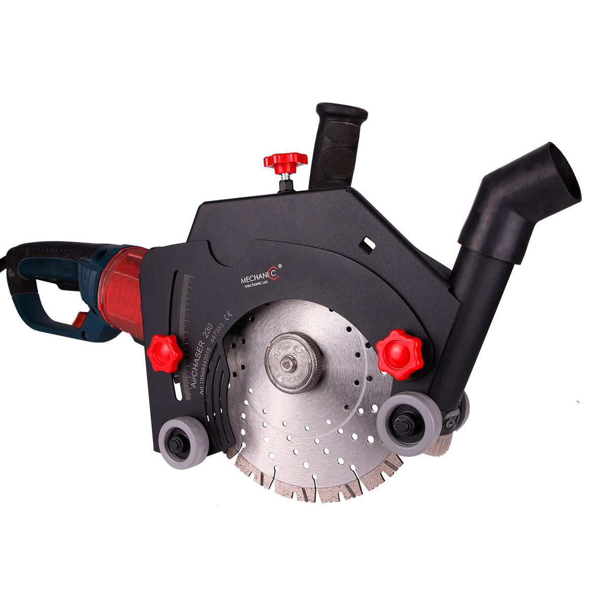 Wall Chaser Attachment for Angle Grinder (Concrete & Brick) – installation example