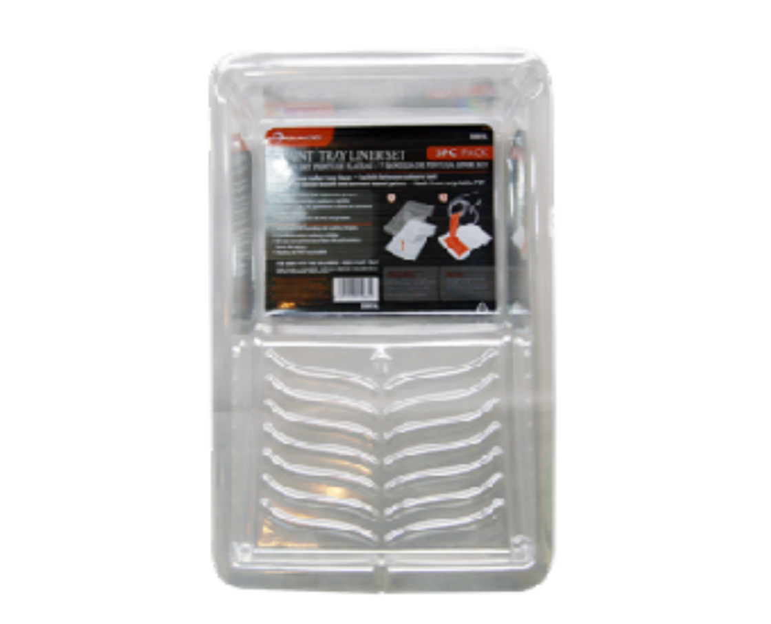 Strong PET plastic construction of 7 inch ROLLINGDOG paint tray liner 20011L