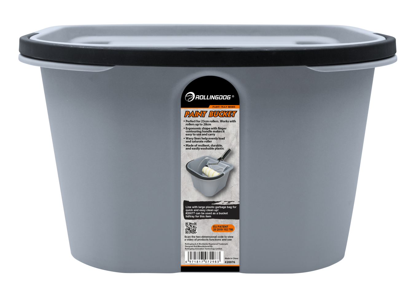 ROLLINGDOG USA 9" PAINTER PRO Durable 1.3 Gallon Paint Bucket with Ergonomic Handle | DIY painting | Pro Tool Haus
