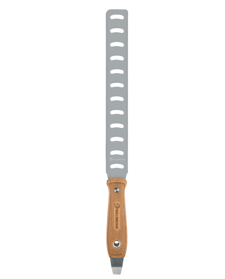 ROLLINGDOG USA 10.2" Paint Stir Bar – Stainless Steel Mixer with Hardwood Handle & Can Opener | Pro Tool Haus