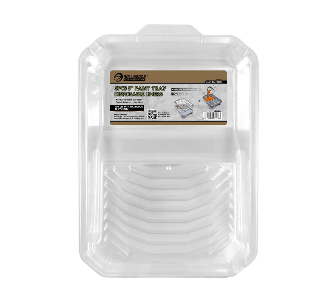 20126L 9-inch paint tray disposable liner pack for painting projects