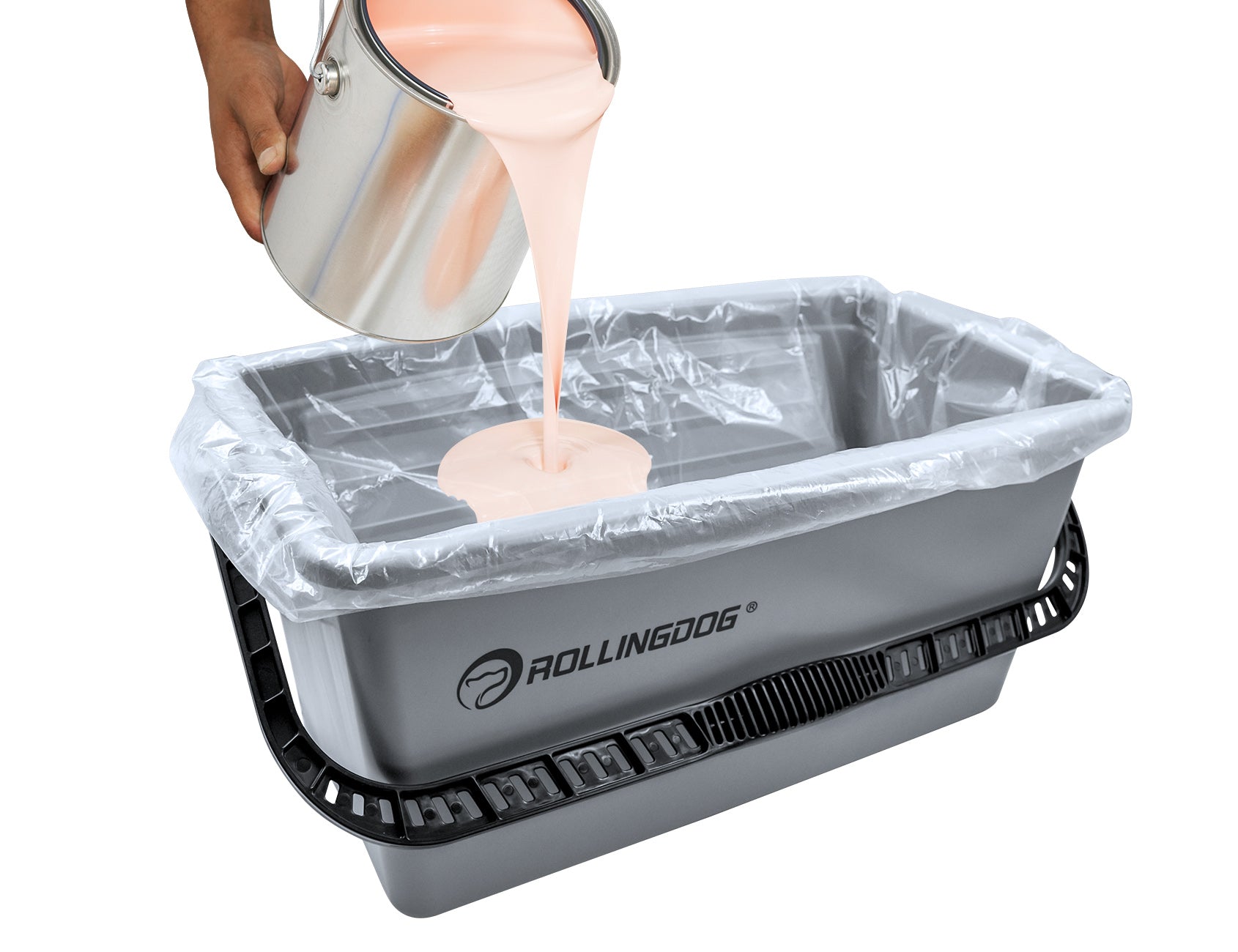 ROLLINGDOG USA THE MOLOSSUS™ Jumbo Paint Bucket – Durable Deep Well Bucket with Angled Grid (Multiple Sizes) | Detail View...