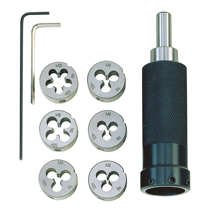 Proxxon Die holder for round dies, threads M 3 to M 10 | Pro Tool Haus