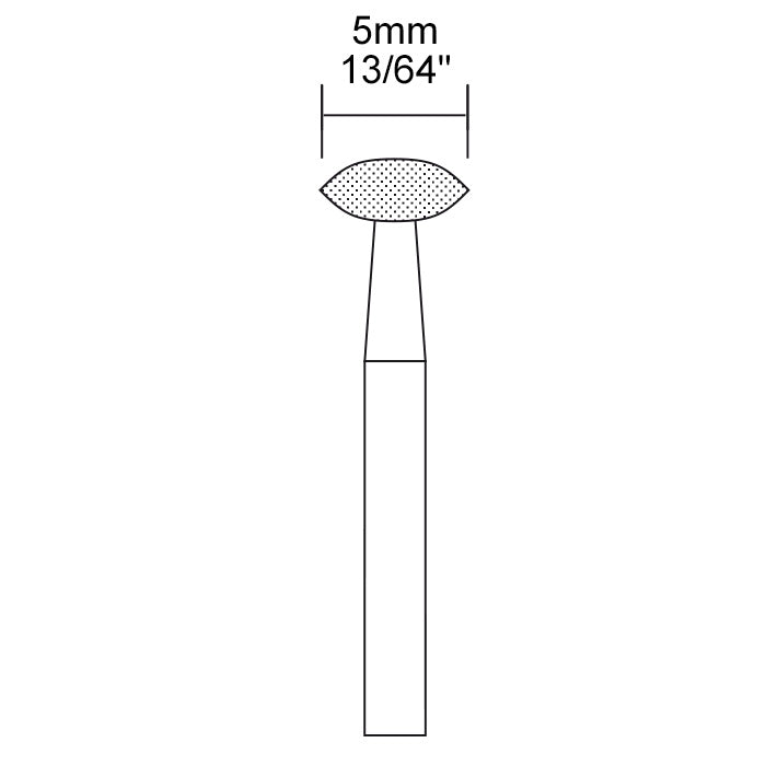 Proxxon Diamond bur, lenticular wheel Ø 13/64" | Detail View | Pro Tool Haus