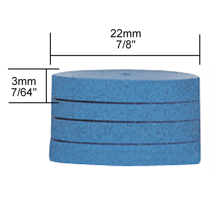 Proxxon Silicone polishing wheels, Ø 7/8", 10 pcs. | Feature Detail | Pro Tool Haus